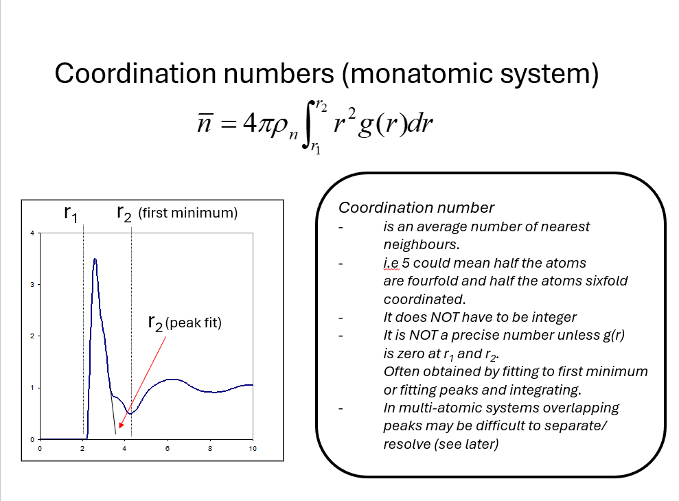 coordination number